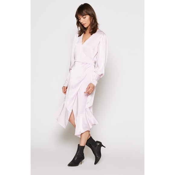 JOIE Kyrene Asymmetric Charmeuse Dress NWT - Picture 8 of 16